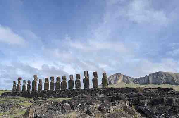 65 - Chile - isla de Rapa Nui o Pascua - Ahu Tongariki
